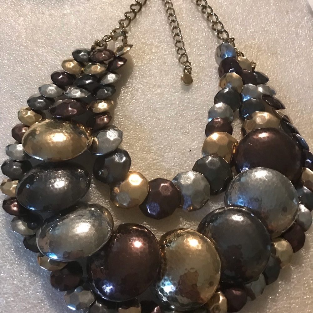 Multicolor Statement Bib Necklace - Women Jewelry